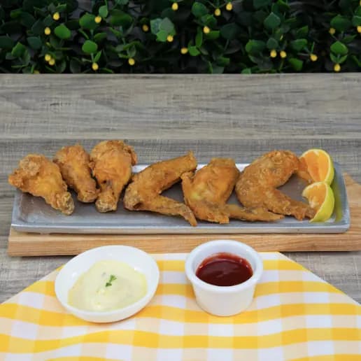 Entrada Alas De Pollo: 6 piezas