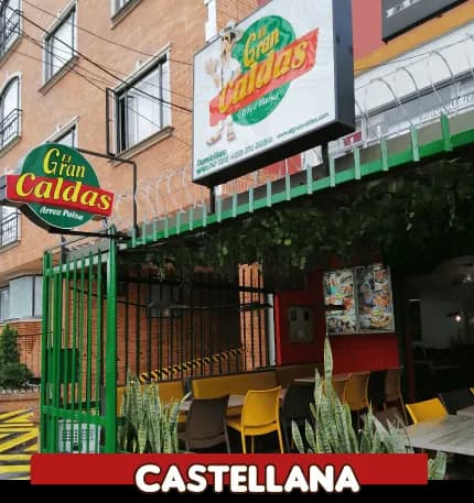 Fachada de la sede La Castellana, Carrera 48 #94-83